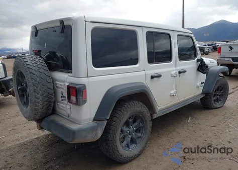 2021 Jeep Wrangler Unlimited Willys 4X4 z USA, uszkodzony, nr VIN 1C4HJXDG9MW833072
